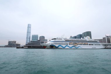 Victoria Harbour Hk manzarası cityscape downtown 
