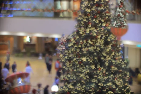 Una Decoración Navideña Centro Comercial Landmark — Foto de Stock