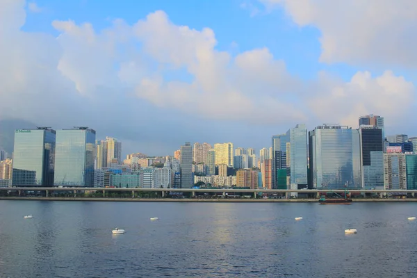 Commercio Affari Zona Industriale Hong Kong — Foto Stock