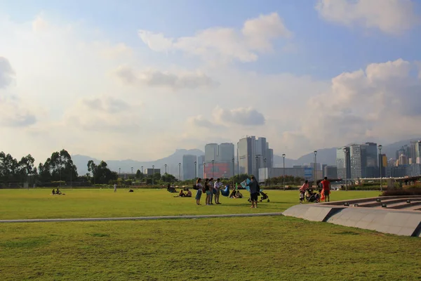 Kai Tak Runway Park Nella Città Kowloon — Foto Stock