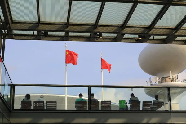 Kai Tak Cruise Terminal Ανοίγεται Στο Χώρο Του Πρώην Αεροδρομίου — Φωτογραφία Αρχείου