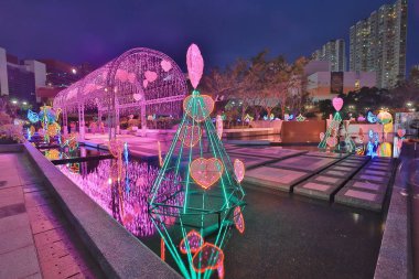 2018 Hong Kong Noel etkinliklerde shatin hk