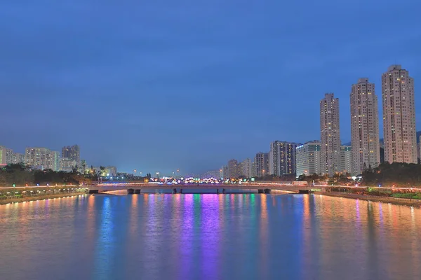 Den Xmas Kostnader Lek Yuen Bridge — Stockfoto