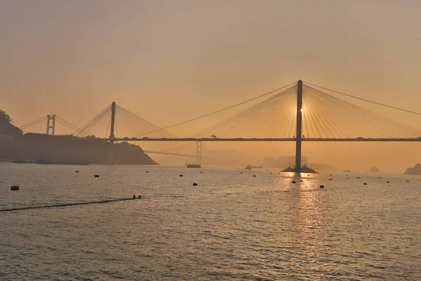 Hongkong Ting Kau Brücke Tsuen Wan — Stockfoto