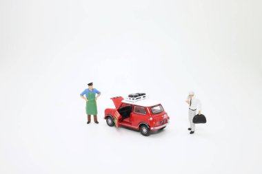 Mini Cooper bir ölçek şekil ile 