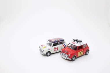 oyuncak araba Mini Cooper'ın bir ölçek 