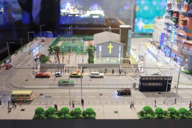 ölçek Şekil eski hong Kong eğlenceli