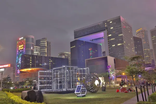 Hong Kong Імпульсний Світло Фестивалю 2018 — стокове фото