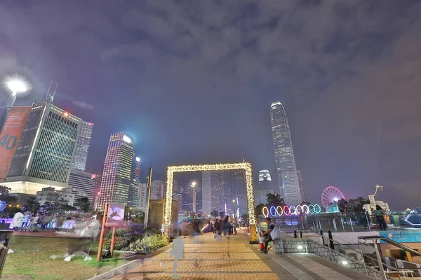 Ein Hong Kong Pulse Light Festival 2018 — Stockfoto