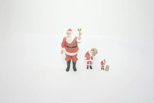 Figuras Navidad Renos Santa Claus — Foto de Stock