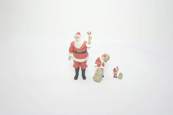 Karácsonyi Számok Rénszarvas Santa Claus — Stock Fotó