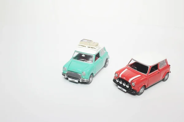 Novo Estilo Mini Cooper Branco — Fotografia de Stock