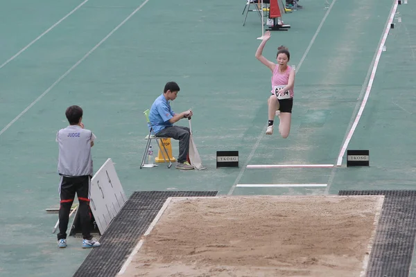 Das Hong Kong Spiel Auf Dem Tseung Kwan Sportplatz — Stockfoto