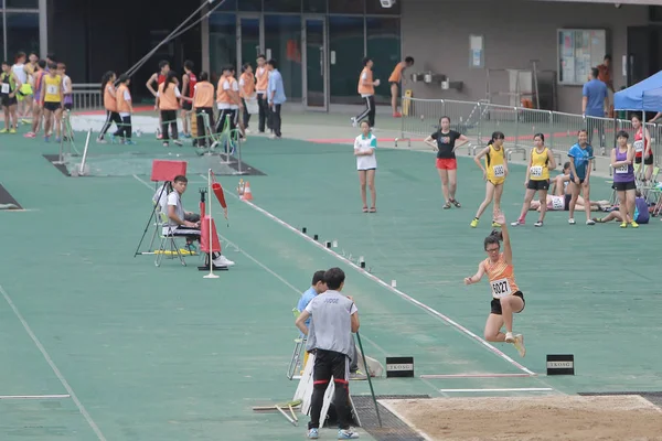 Hong Kong Spillet Tseung Kwan Sports Ground - Stock-foto