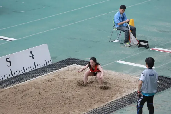 Das Hong Kong Spiel Auf Dem Tseung Kwan Sportplatz — Stockfoto