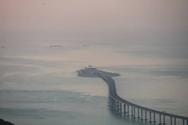 Міст Чжухай Макао Ней Лак Шані — стокове фото