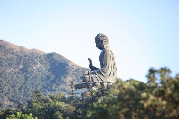 Estatua Buda Tian Tan Lin —  Fotos de Stock