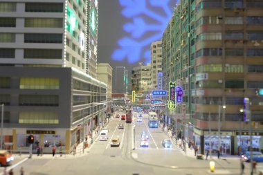 eğlenceli bir ölçek 80s City'de hk