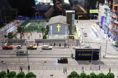 eğlenceli bir ölçek 80s City'de hk