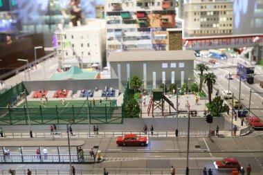 eğlenceli bir ölçek 80s City'de hk