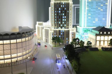 eğlenceli bir ölçek 80s City'de hk