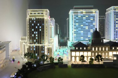 eğlenceli bir ölçek 80s City'de hk