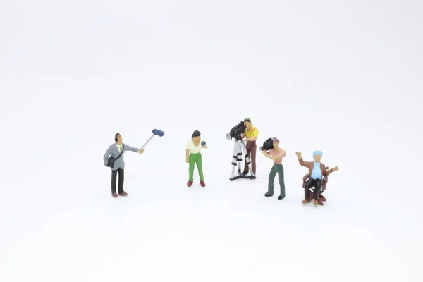 Mini Figura Tema Amplo Elenco — Fotografia de Stock