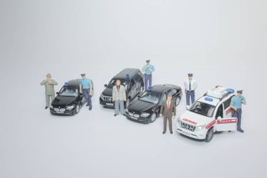 ölçek araba polis gücü VIP koruma birimi