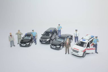 ölçek araba polis gücü VIP koruma birimi