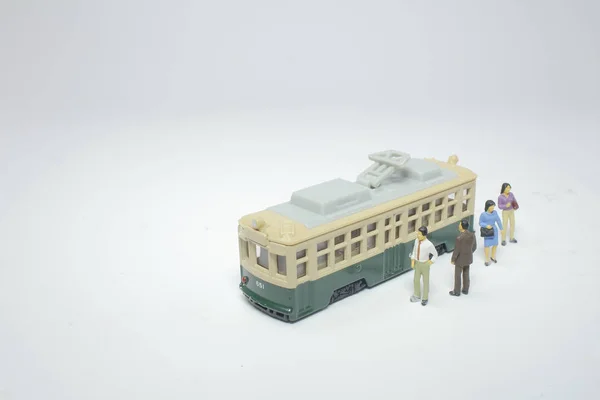 Scale Figure Tram Hiroshima — Stock Photo, Image