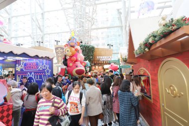 mong kok alışveriş merkezi Noel 