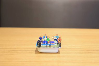 Rakamlar müzik grubu gösteri mini 