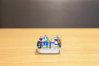 Rakamlar müzik grubu gösteri mini 