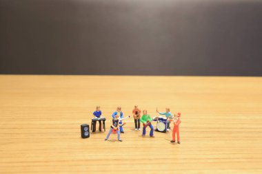 Rakamlar müzik grubu gösteri mini 