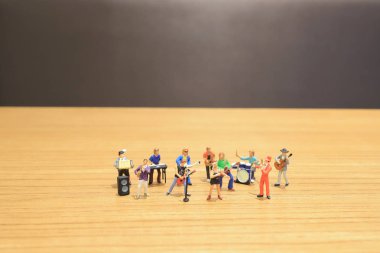 Rakamlar müzik grubu gösteri mini 