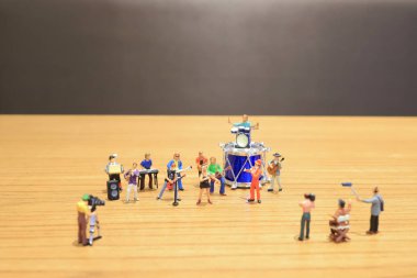 Rakamlar müzik grubu gösteri mini 