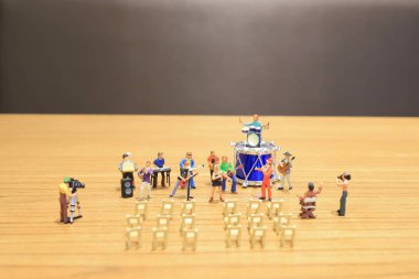 Rakamlar müzik grubu gösteri mini 