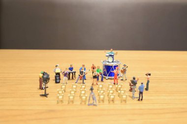 Rakamlar müzik grubu gösteri mini 