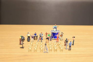 Rakamlar müzik grubu gösteri mini 