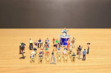 Rakamlar müzik grubu gösteri mini 