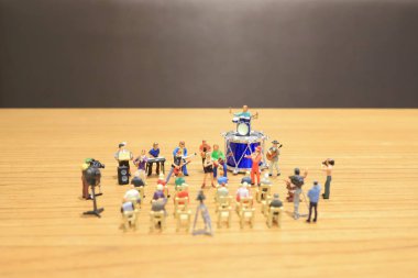 Rakamlar müzik grubu gösteri mini 