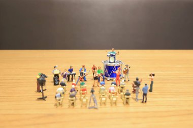 Rakamlar müzik grubu gösteri mini 