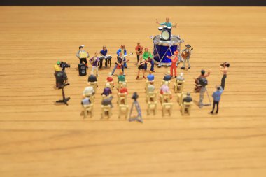 Rakamlar müzik grubu gösteri mini 