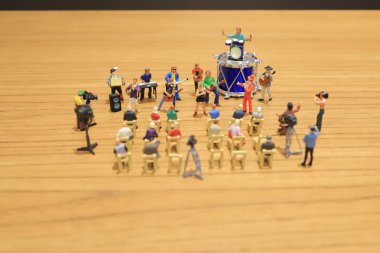 Rakamlar müzik grubu gösteri mini 