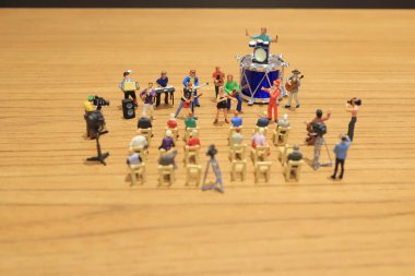 Rakamlar müzik grubu gösteri mini 