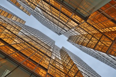 Ofis Binası Tst altın pencerelerin