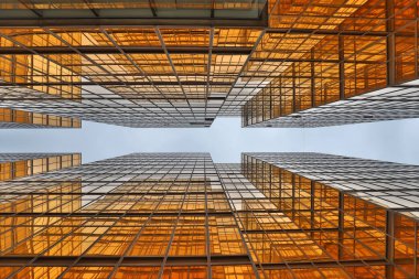 Ofis Binası Tst altın pencerelerin