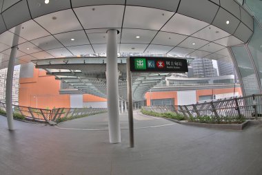 west kowloon İstasyonu modern köprü bağlantı
