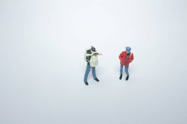 Yönetim Kurulu, sırt çantası ile mini rakamlar