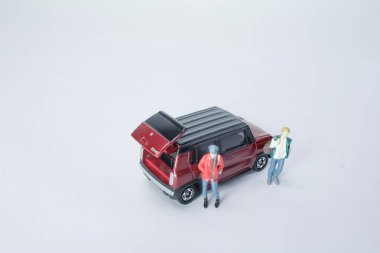 Şekil fotoğraf model araba ile mini